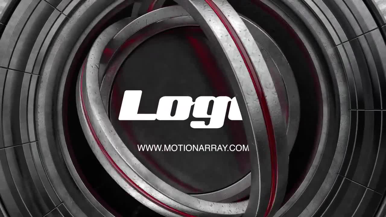 Metal Circles Logo Final Cut Pro Templates Motion Array
