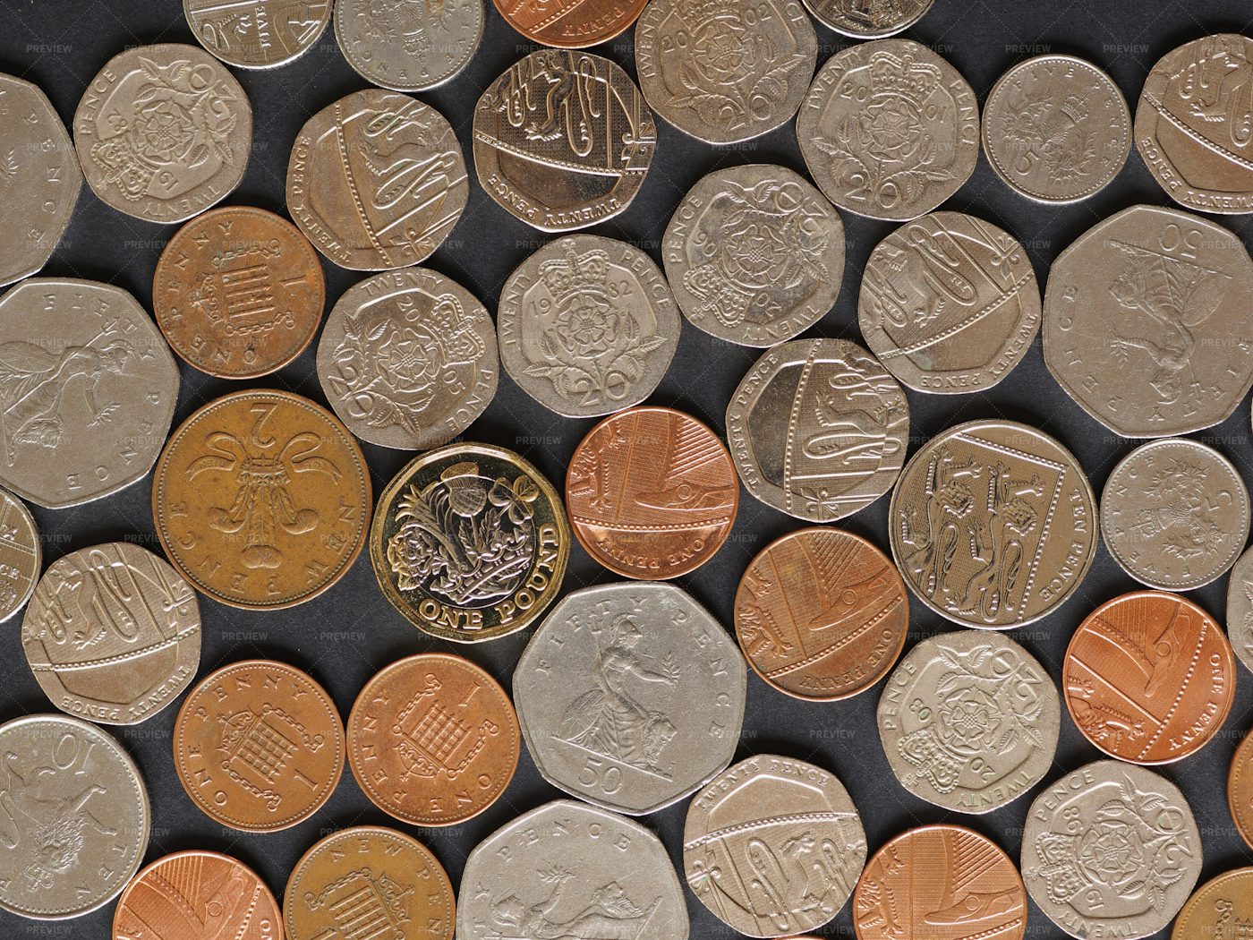 pounds-and-pennies-stock-photos-motion-array