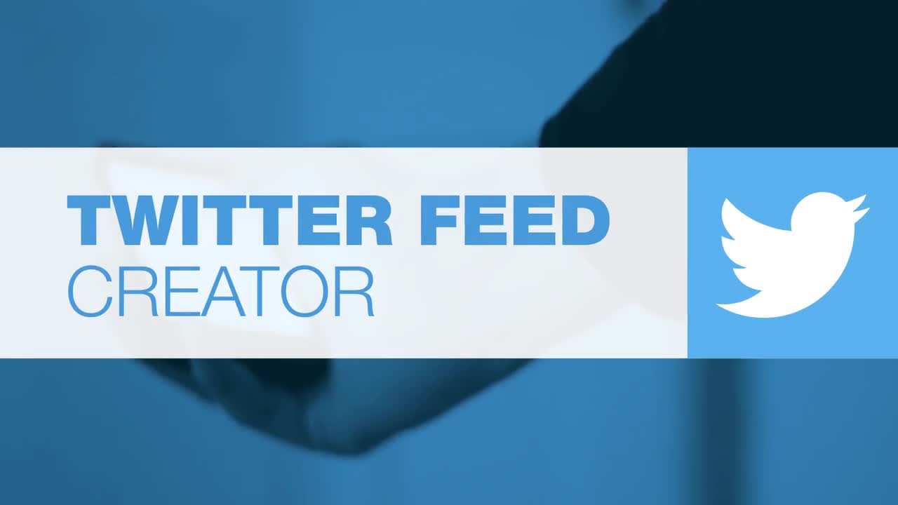 Twitter Feed Creator After Effects Templates Motion Array