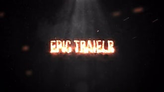 Trailer Fire Fast: After Effects Templates