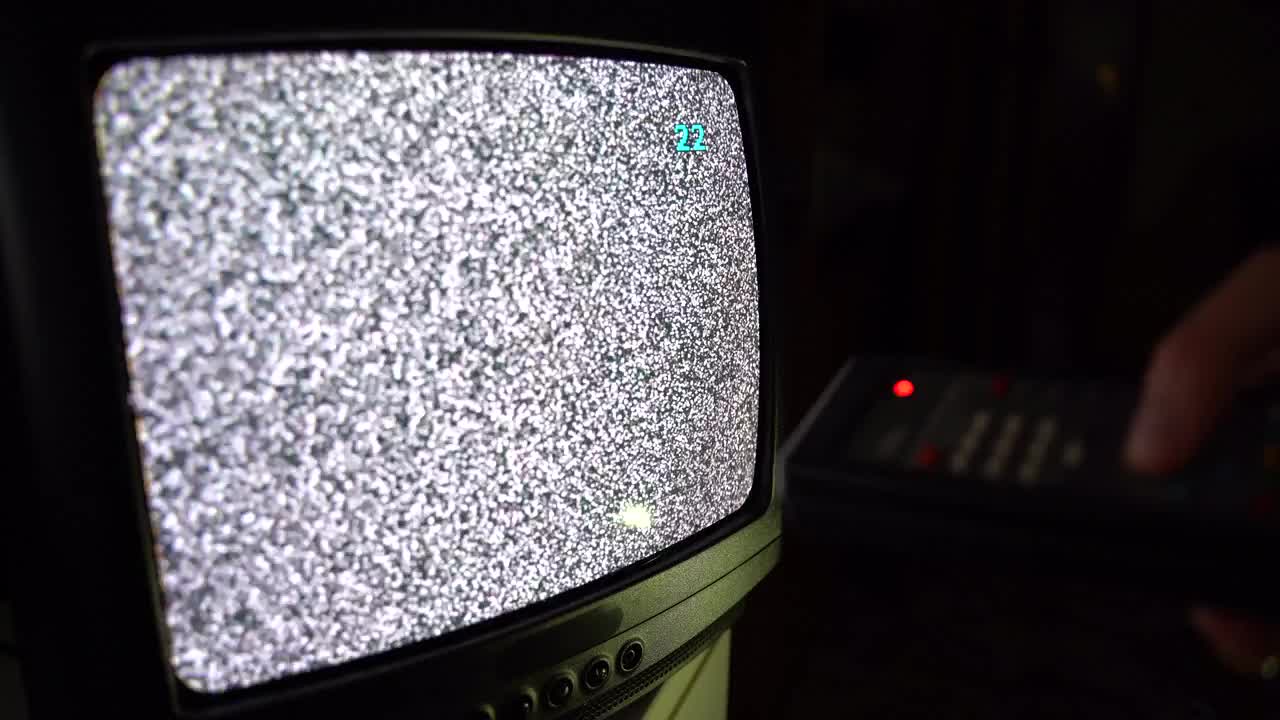 Static TV Channels Stock Video Motion Array
