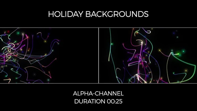 Holiday Backgrounds: Stock Motion Graphics