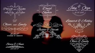 8 Wedding Titles V3: Premiere Pro Templates