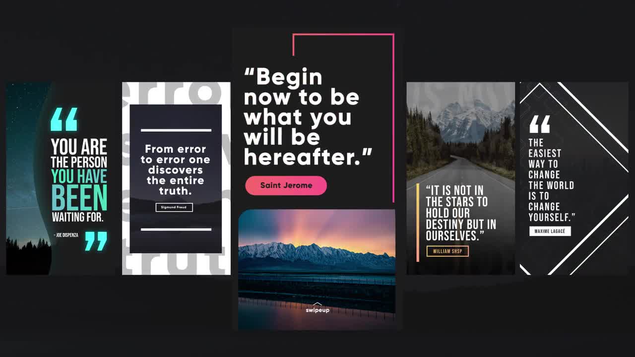 Instagram Quotes Stories Motion Graphics Templates Motion Array