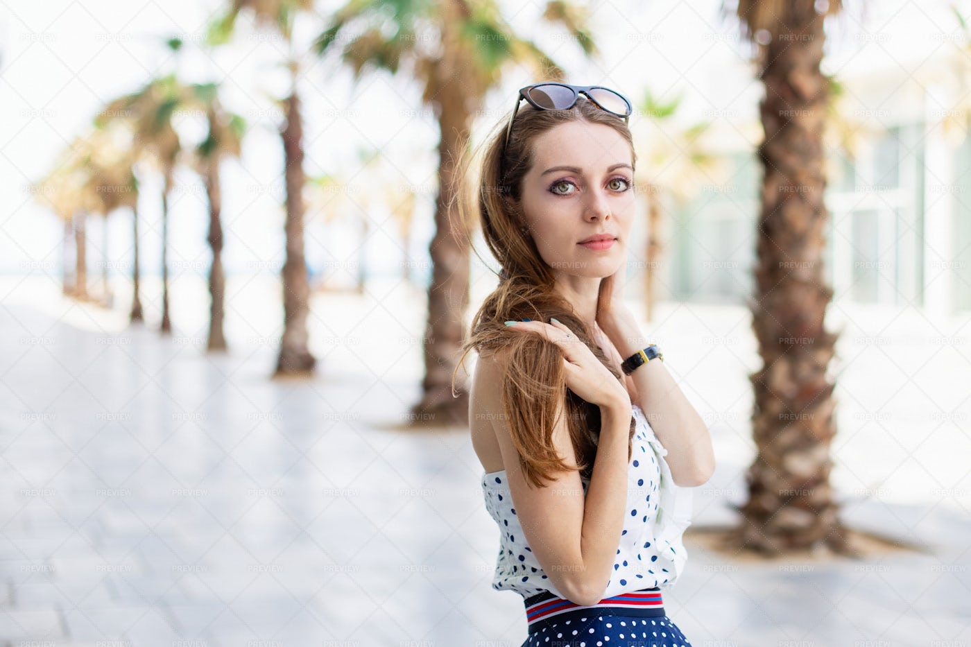 Woman In Summer: Stock Photos