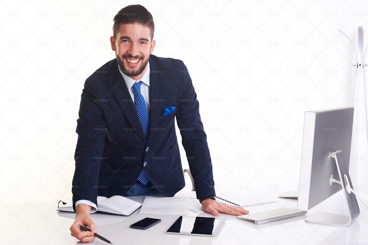 Businessman Working: Stock Photos