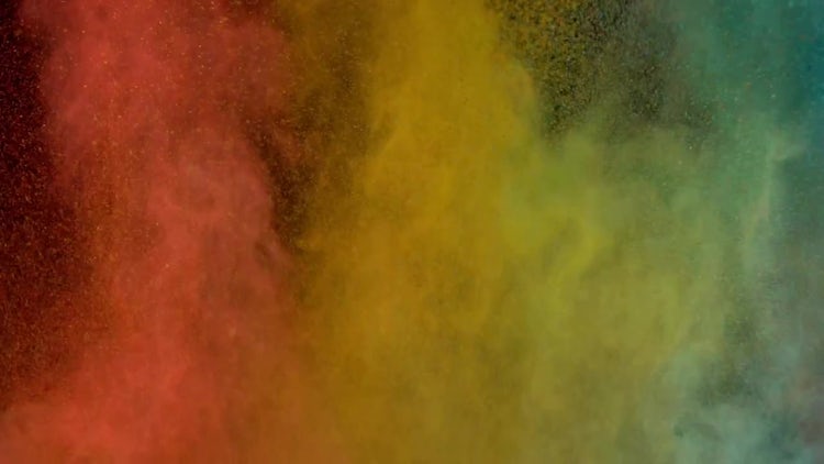 Colored Powder: Stock Video