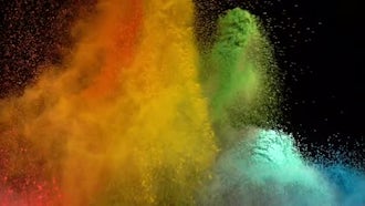 Colored Powder: Stock Video