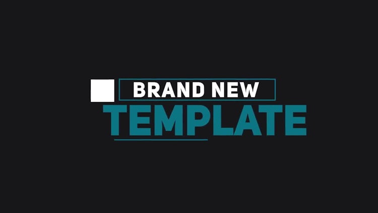 Trendy Minimal Titles: After Effects Templates