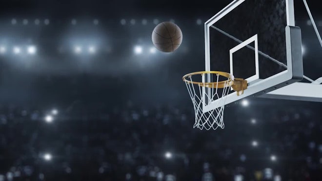 basketball court background animation