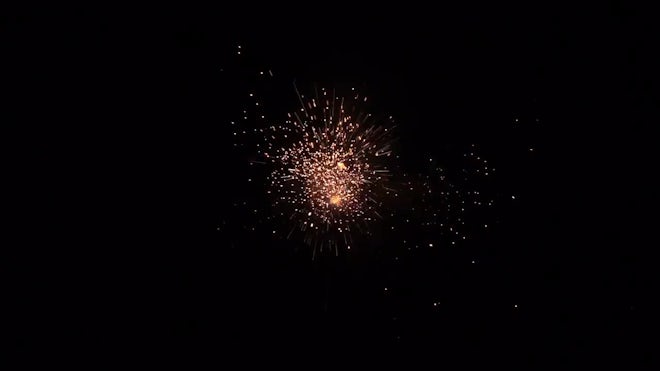 Sparks On A Black Background - Stock Video | Motion Array