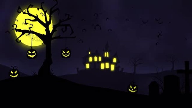 Halloween Background Stock Motion Graphics Motion Array