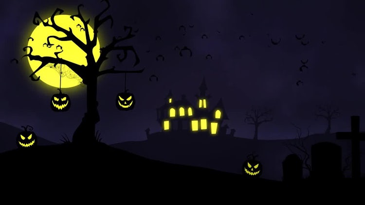 Halloween Background: Motion Graphics