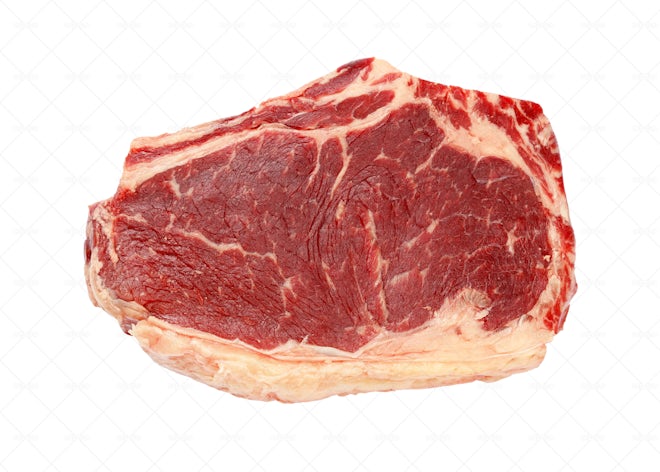 ribeye steak raw