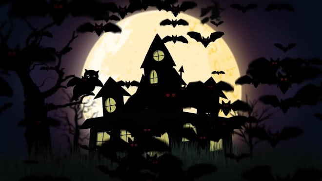 Haunted House - Stock Motion Graphics | Motion Array