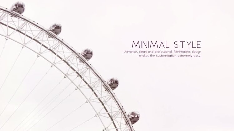 Minimal Corporate Slideshow: After Effects Templates