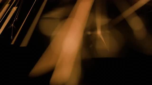 Burning Sparklers: Stock Video
