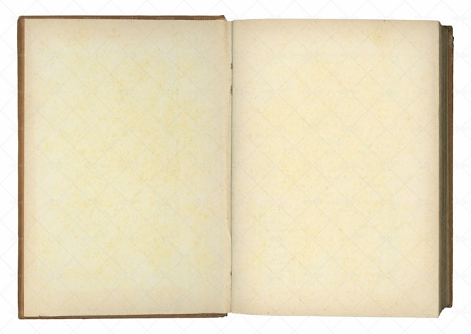 Blank Book Pages - Stock Photos
