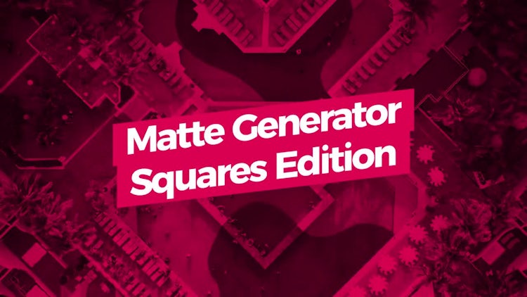 Matte Generator. Squares Edition: Motion Graphics Templates