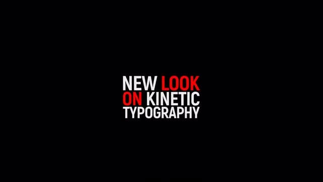 Kinetic Typography 2: After Effects Templates