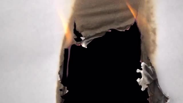 Burning Paper: Stock Video