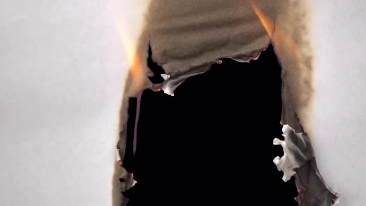 Burning Paper: Stock Video