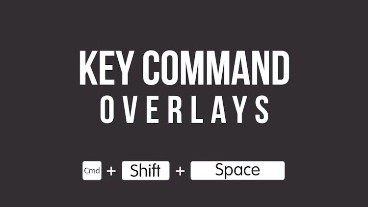 Key Command Overlays For Tutorials: Premiere Pro Templates