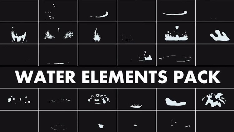 Water Elements Pack: Stock Motion Graphics
