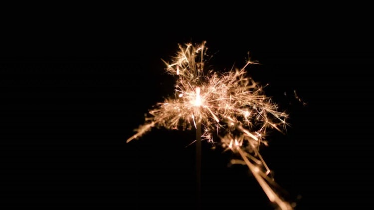 Burning Sparklers: Stock Video