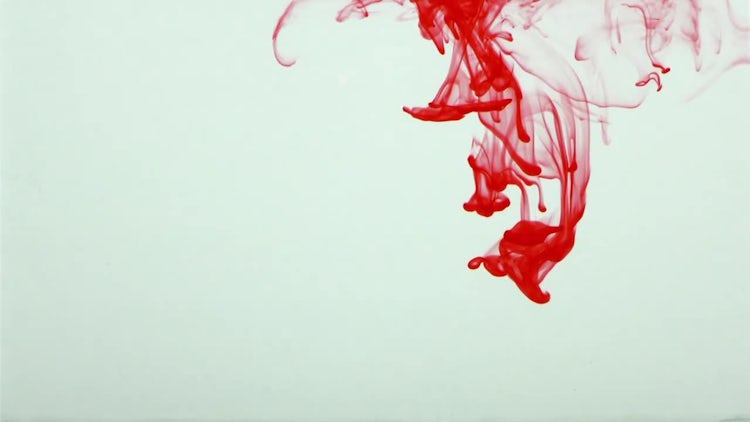 Red Ink Spread in Water: Stock Video