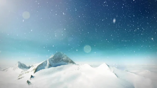 Snowy Night Looping Motion Falling Snow Loop Stock Motion Graphics