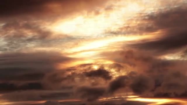 Evening Clouds Time Lapse: Stock Video