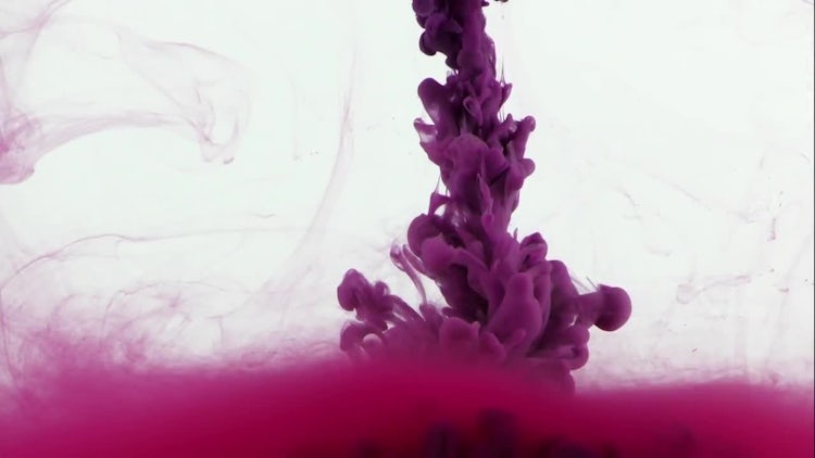 Purple Ink Cloud Blast: Stock Video