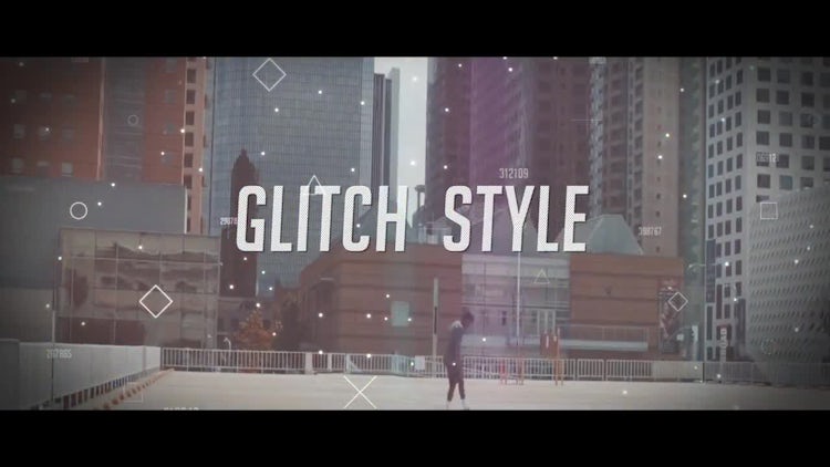 Modern Glitch Promo: After Effects Templates
