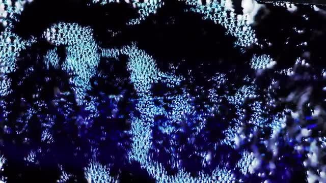 Water Bubbles From Above: Stock Video