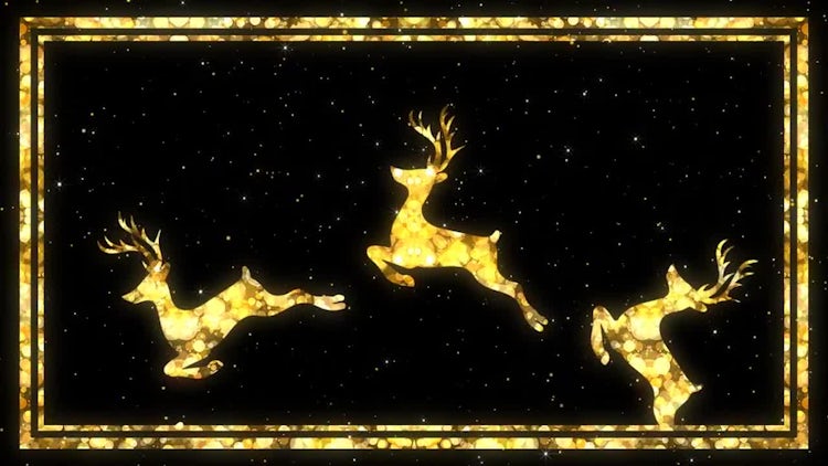 Christmas Reindeer : Motion Graphics