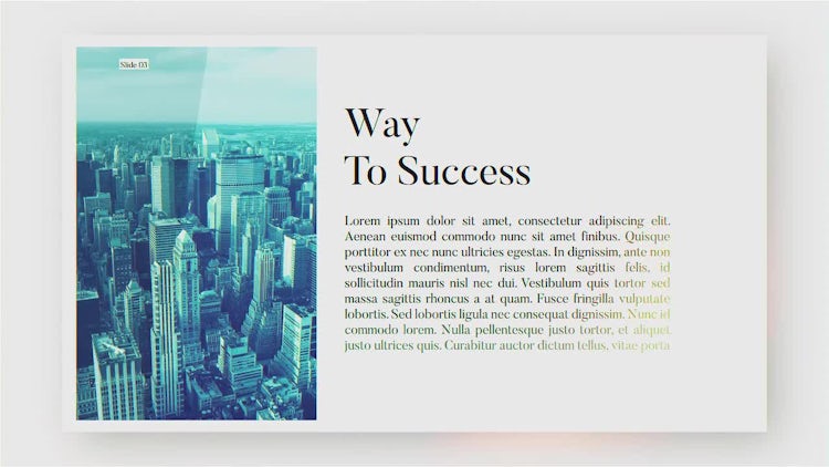 Stylish Business Presentation: After Effects Templates