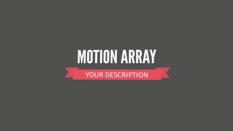 Clean and Dynamic Text Titles: After Effects Templates
