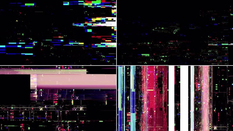 TV Noise Distortion Pack: Stock Motion Graphics