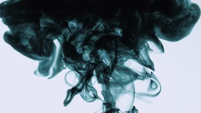 Dark Ink Splatter: Stock Video