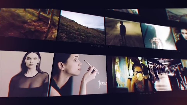 Video Frame Slideshow: After Effects Templates