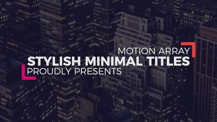 Stylish Minimal Titles: Premiere Pro Templates