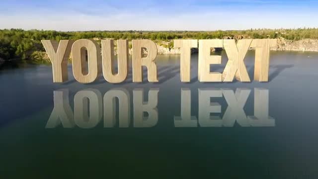 Nature 3D Titles Pack (Part 2): After Effects Templates
