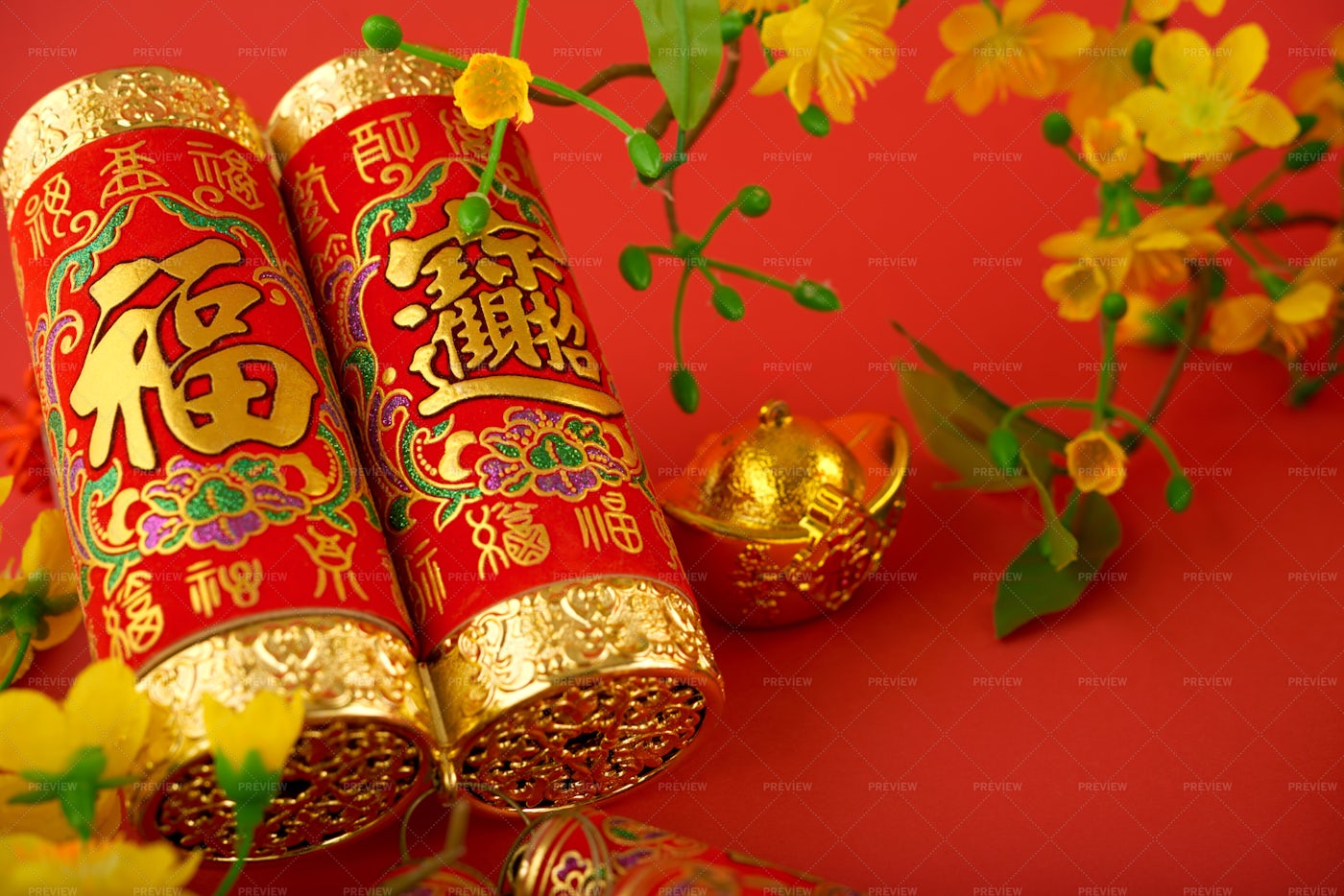 Tet Decorations Stock Photos Motion Array