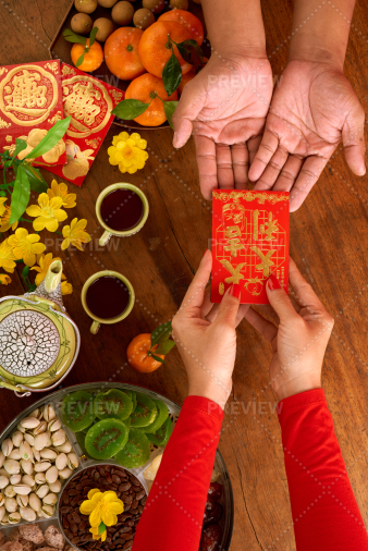 Chinese New Year Gift - Stock Photos | Motion Array