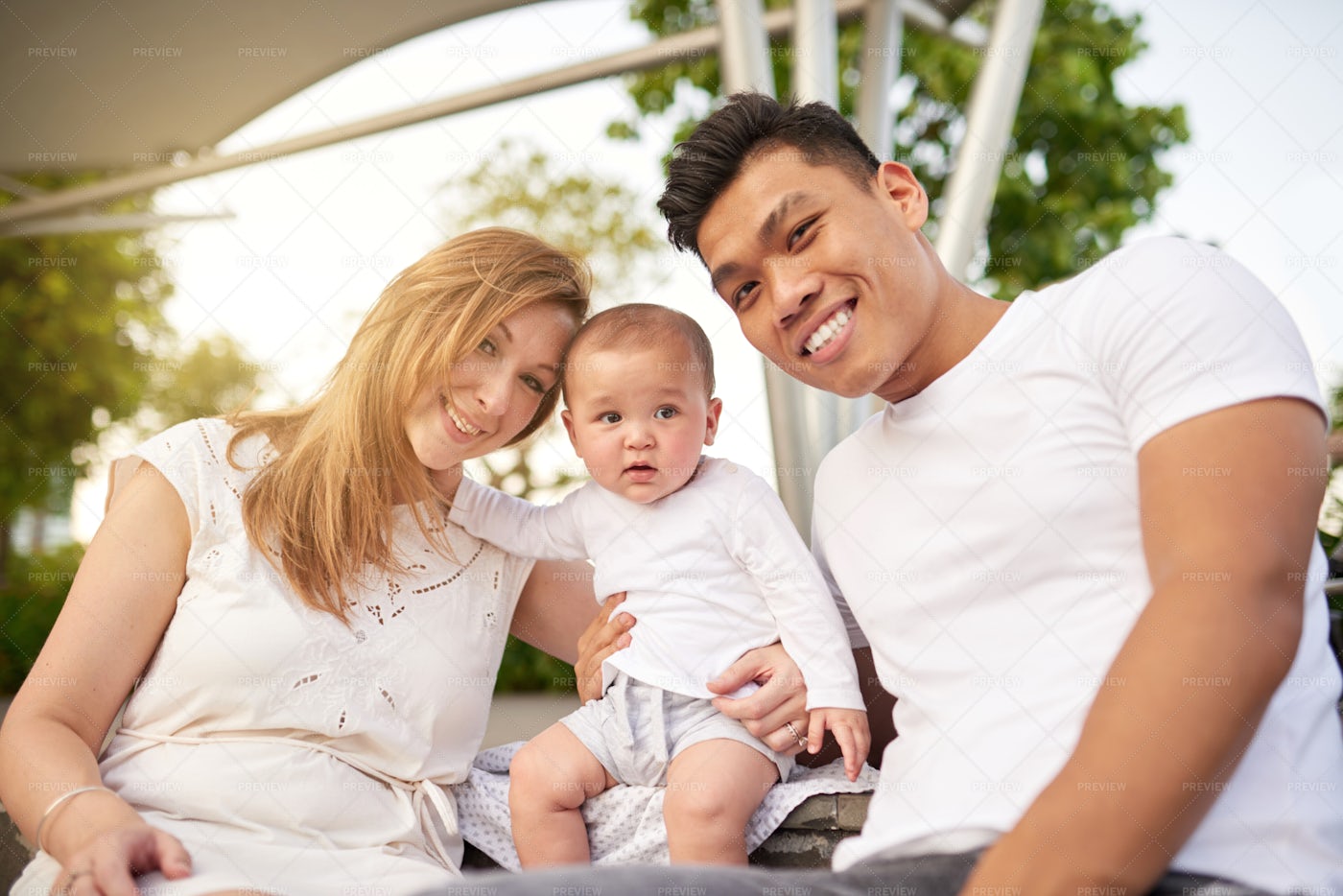 Parents And Kid: Stock Photos