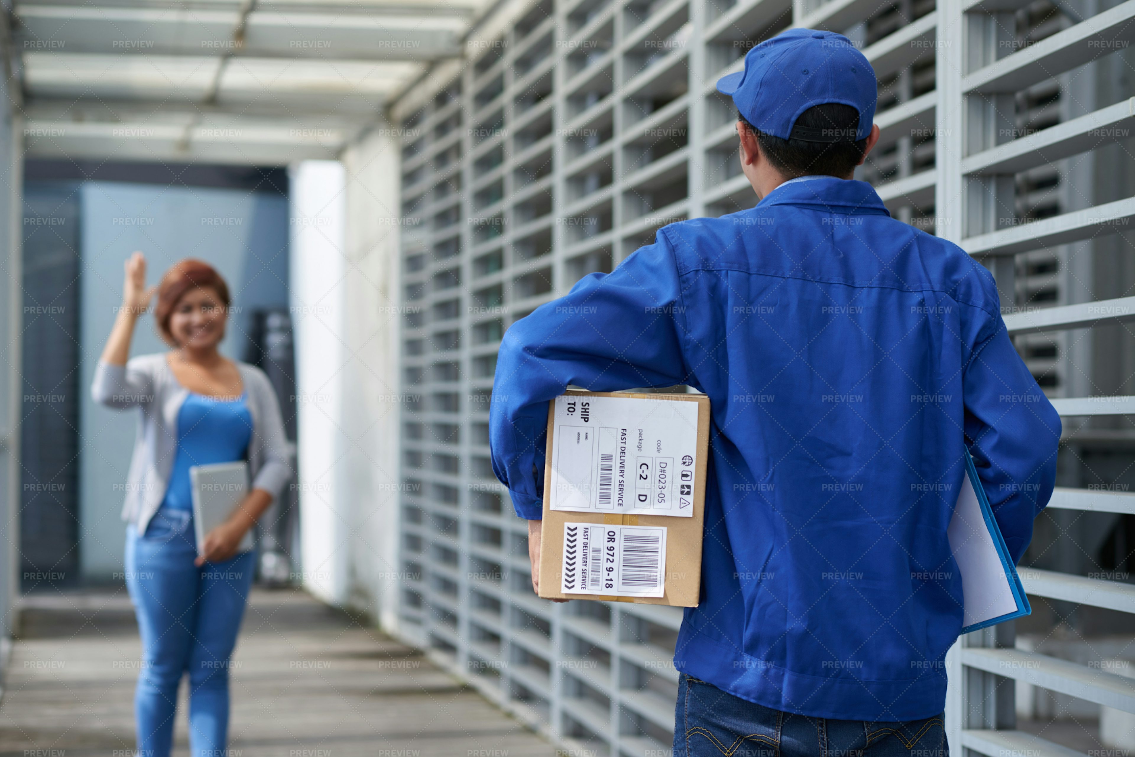 Delivering A Package