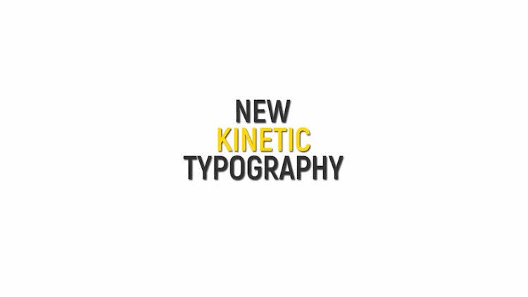 Kinetic Typography: After Effects Templates