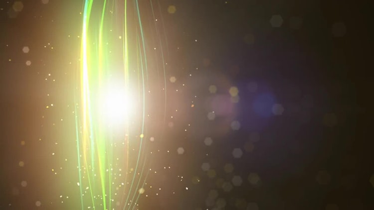 Particles And Light Loop: Stock Motion Graphics