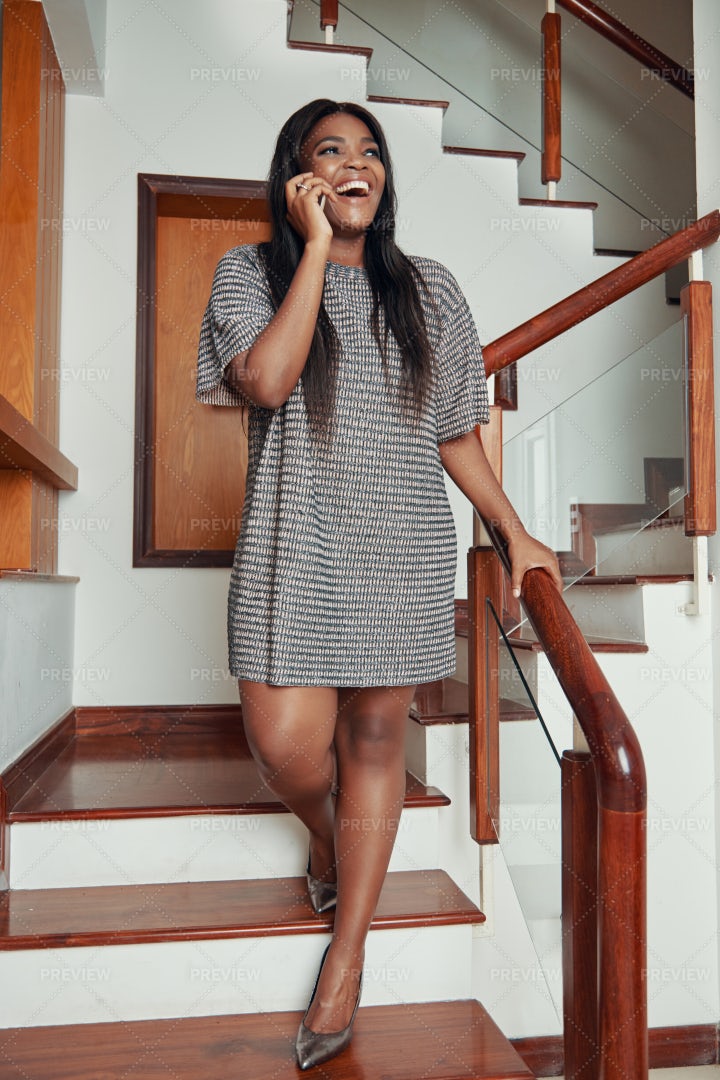 Laughing Pretty Woman: Stock Photos